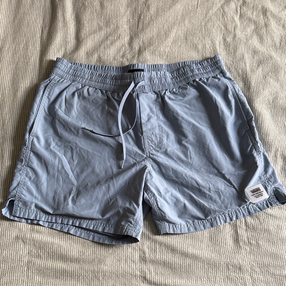 Vans Men's Athletic Blue Gray Shorts